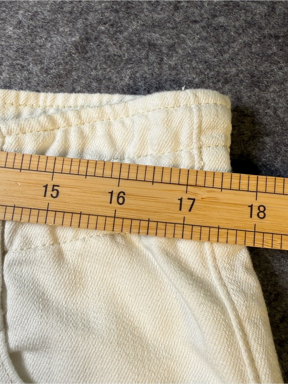 J.Crew White High Rise Wide Leg Cropped Jeans Tie Waist Size 32 - Picture 6 of 11